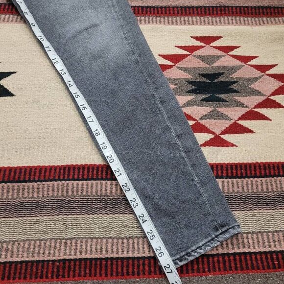 Agolde Sophie Ankle Mid-Rise Jeans Sz 27 Duet Gray Charcoal Skinny Stretchy - Picture 9 of 9